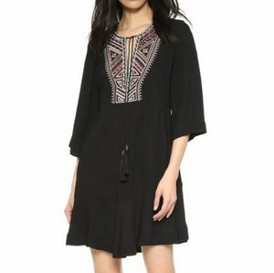 Twelfth Street by Cynthia Vincent Black Tunic Dress Sz Medium